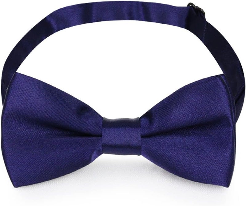 weVSwe Boy's Bow Ties Adjustable Pre Tied Bowtie for Wedding Party 10 x 5 CM - Image 2